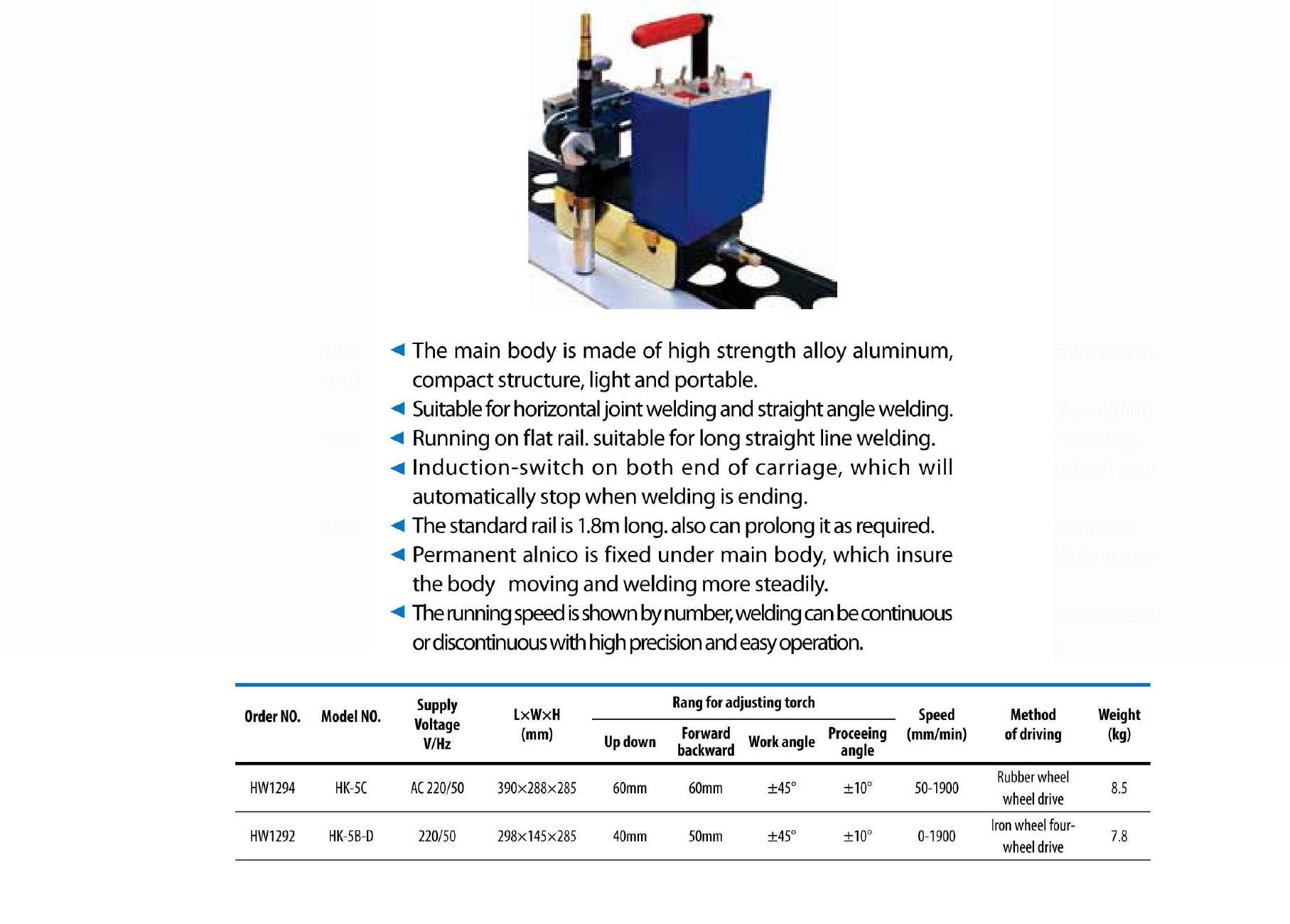 เครื่องเชื่อมอัตโนมัติ HK-5B-D